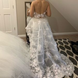Custom wedding dress